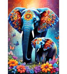 Puzzle Alipson Elefantes de 1000 Peças