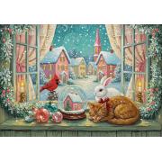 Puzzle Alipson Vitral De Natal de 1000 Peças