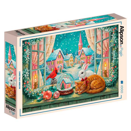 Puzzle Alipson Vitral De Natal de 1000 Peças