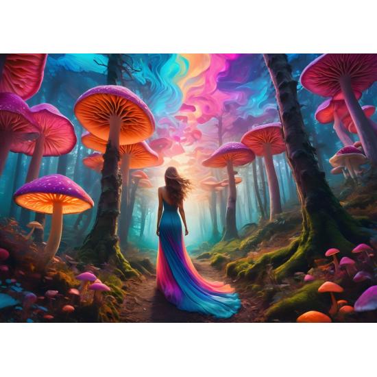 Puzzle Alipson Fantasia da Floresta de 500 Peças