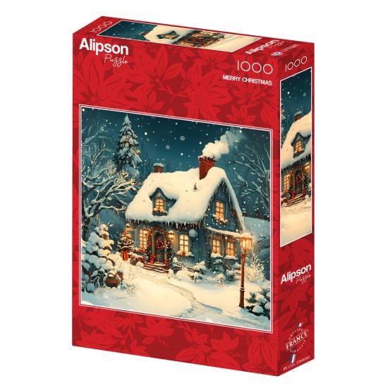 Puzzle Alipson Feliz Natal de 1000 Peças