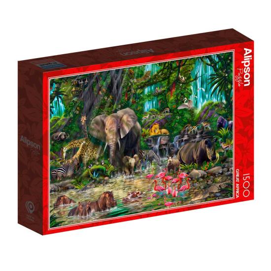 Puzzle Alipson Grande África de 1500 Peças