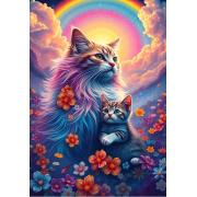 Puzzle Alipson Gatos do Arco-Íris de 1000 peças