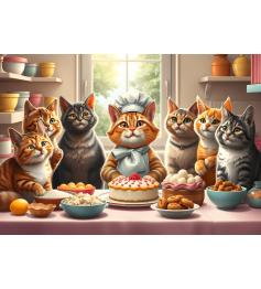 Puzzle Alipson Gatos De Pastelaria de 1000 Peças