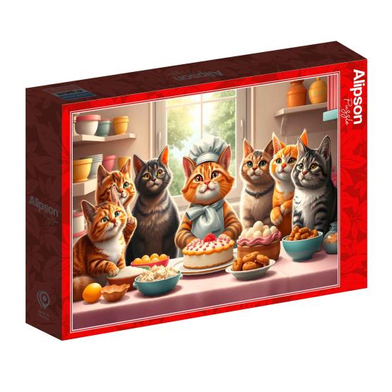Puzzle Alipson Gatos De Pastelaria de 1000 Peças