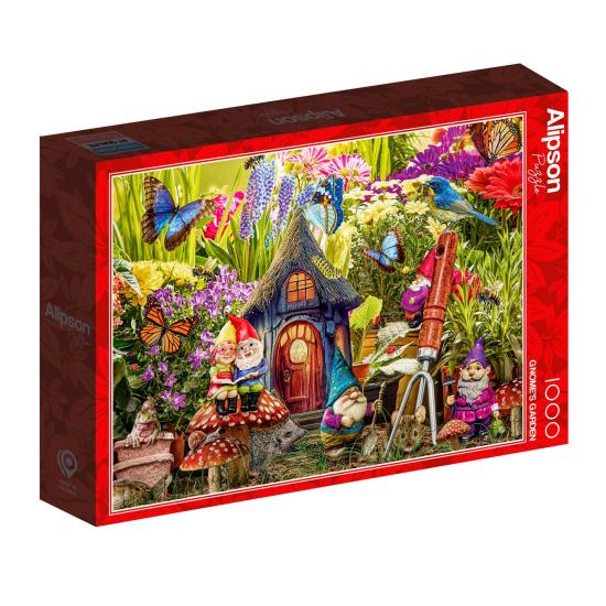Puzzle Alipson Gnomos de Jardim de 1000 Peças