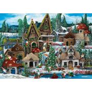 Puzzle Alipson Gnomos nas férias de Natal de 1000 Peças