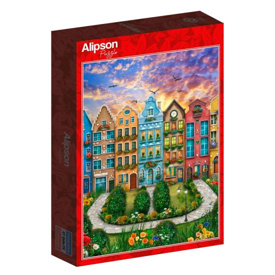 Puzzle Alipson A Vila Do Arco-Íris de 1000 Peças