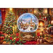 Puzzle Alipson Globo De Neve Da Véspera De Natal 1000 Peças