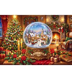 Puzzle Alipson Globo De Neve Da Véspera De Natal 1000 Peças
