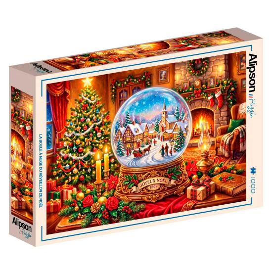 Puzzle Alipson Globo De Neve Da Véspera De Natal 1000 Peças