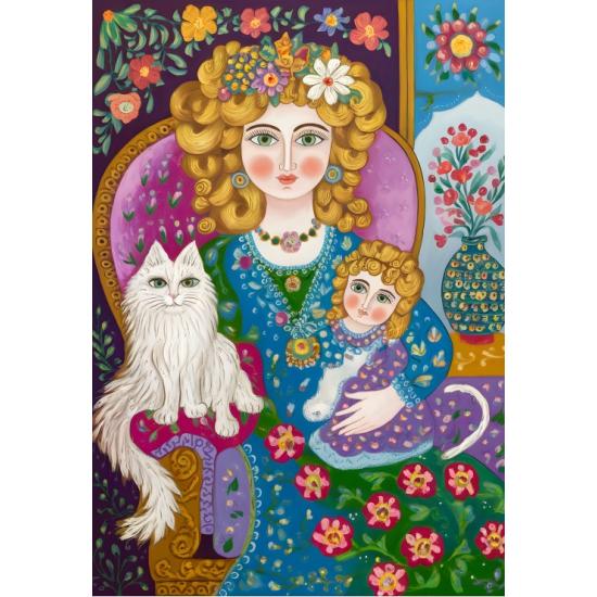 Puzzle Alipson A Dama Dos Cabelos Dourados de 1000 Peças