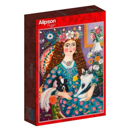 Puzzle Alipson A Senhora Dos Animais de 1000 Peças Puzzle Alipson A Senhora Dos Animais de 1000 Peças