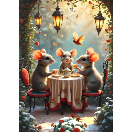 Puzzle Alipson Hora Do Chá de 500 Peças