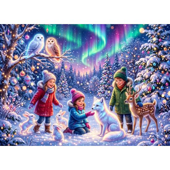 Puzzle Alipson A Magia Do Inverno de 500 Peças