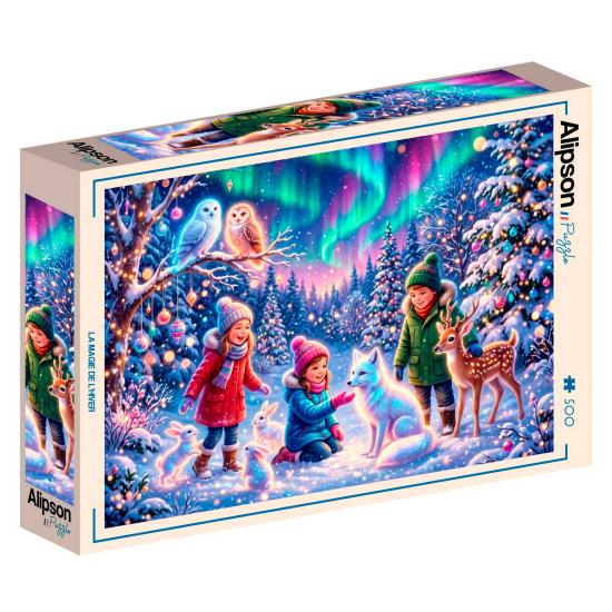 Puzzle Alipson A Magia Do Inverno de 500 Peças