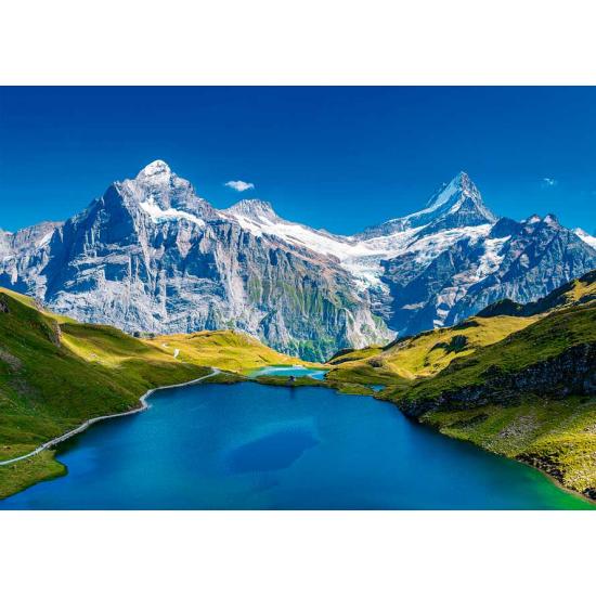 Puzzle Alipson Lago de Bachalp, Alpes de 1000 Peças Puzzle Alipson Lago de Bachalp, Alpes de 1000 Peças
