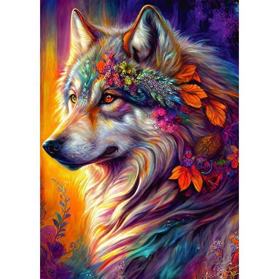Puzzle Alipson Lobo de Outono de 1000 Peças Puzzle Alipson Lobo de Outono de 1000 Peças