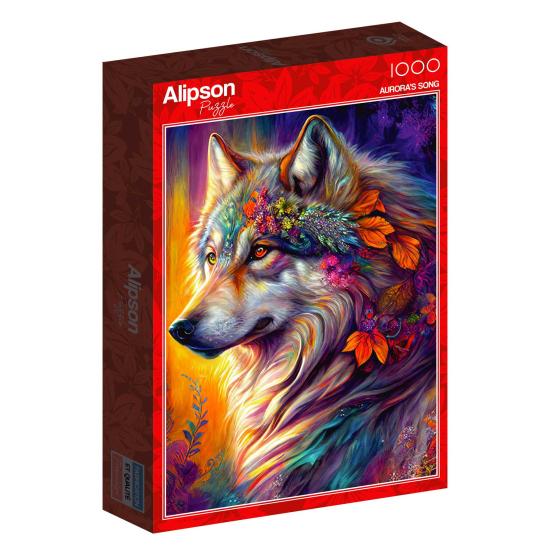 Puzzle Alipson Lobo de Outono de 1000 Peças Puzzle Alipson Lobo de Outono de 1000 Peças