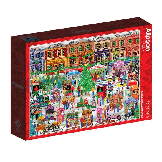 Puzzle Alipson Mercado Kris Kringle de 1000 Peças