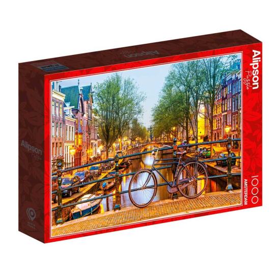 Puzzle Alipson Ámsterdam de 1000 Peças Puzzle Alipson Ámsterdam de 1000 Peças