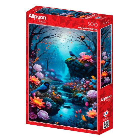 Puzzle Alipson Natureza Encantada de 500 Peças Puzzle Alipson Natureza Encantada de 500 Peças