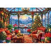 Puzzle Alipson Natal No Meio Das Montanhas 1000 Peças