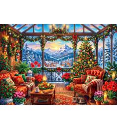 Puzzle Alipson Natal No Meio Das Montanhas 1000 Peças
