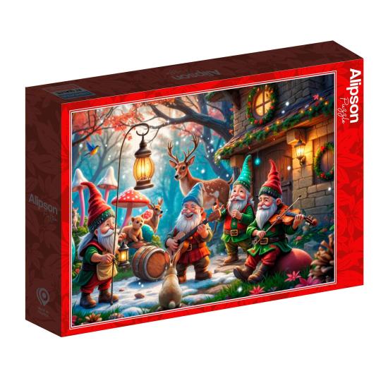 Puzzle Alipson Natal Encantado Na Floresta 1000 Peças