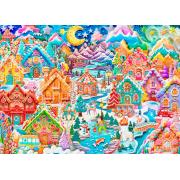 Puzzle Alipson Noite colorida de Cookietown de 1500 Peças