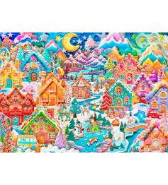 Puzzle Alipson Noite colorida de Cookietown de 1500 Peças
