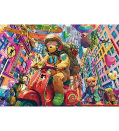 Puzzle Alipson Teddy em movimento de 1000 Peças