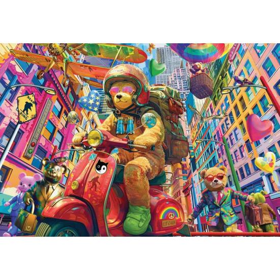 Puzzle Alipson Teddy em movimento de 1000 Peças