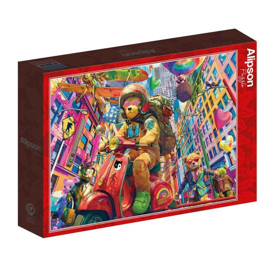 Puzzle Alipson Teddy em movimento de 1000 Peças
