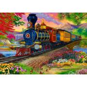 Puzzle Alipson Paisagem com Locomotiva de 500 Peças