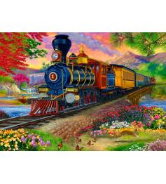 Puzzle Alipson Paisagem com Locomotiva de 500 Peças