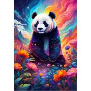 Puzzle Alipson Panda Colorido de 1000 Peças