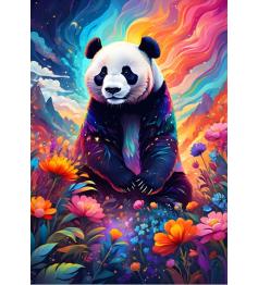 Puzzle Alipson Panda Colorido de 1000 Peças