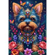 Puzzle Alipson Cachorro Na Terra Das Flores de 1000 Peças