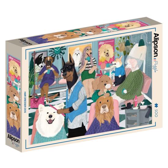 Puzzle Alipson Cachorro Cabeleireiro de 500 Peças