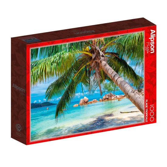 Puzzle Alipson Praia Tropicale de 1000 Peças