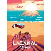 Puzzle Alipson Cartaz Oceano de Lacanau 500 Peças