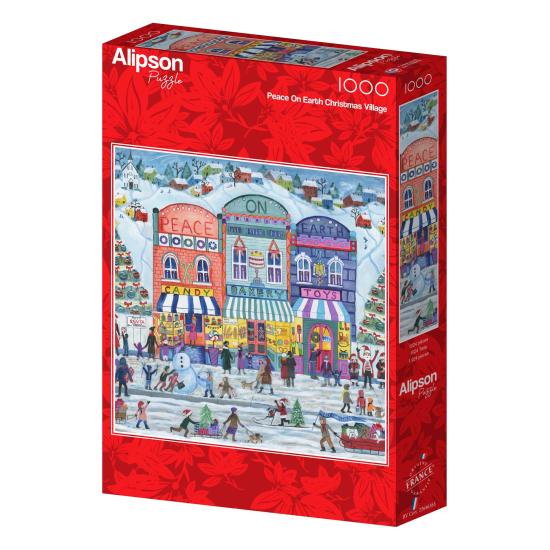 Puzzle Alipson Vila De Natal Paz Na Terra de 1000 Peças