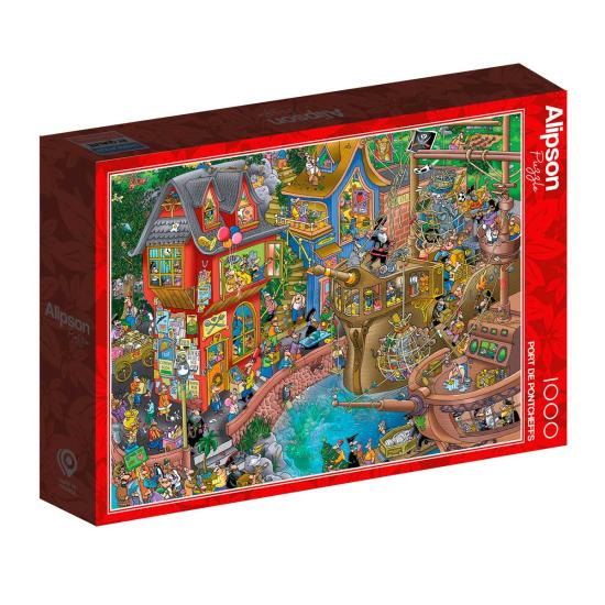 Puzzle Alipson Porto de Pontcheffs de 1000 Peças Puzzle Alipson Porto de Pontcheffs de 1000 Peças