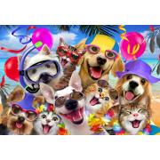 Puzzle Alipson Festa na praia para selfies 1000 Peças