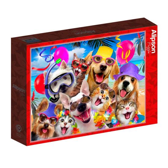 Puzzle Alipson Festa na praia para selfies 1000 Peças