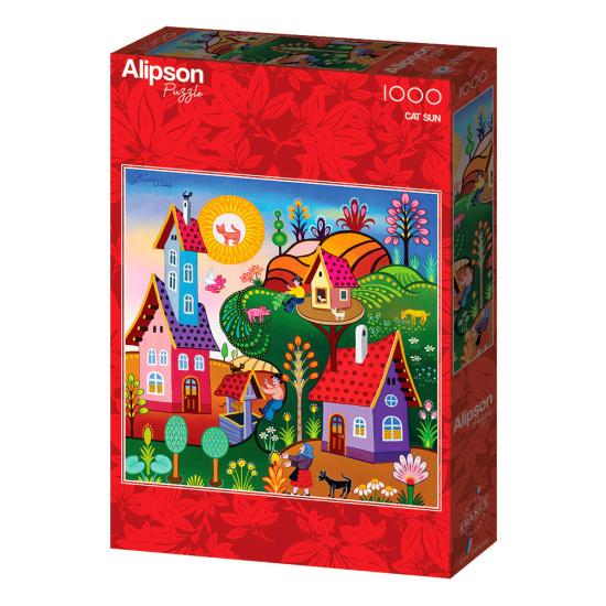 Puzzle Alipson Gato Sol de 1000 Peças