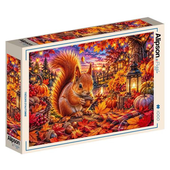 Puzzle Alipson Tesouros Do Outono de 1000 Peças