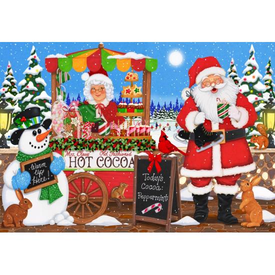 Puzzle Alipson Loja De Doces Do Papai Noel de 1000 Peças