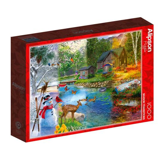 Puzzle Alipson Transição de Estações de 1000 Peças